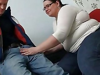 bBW graso gafas maduro profesor adolescente