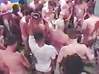 Bukkake गिरोह बैंग कट्टर गुप्त कैमरा पतुरिया एमआईएलए prostitut