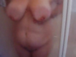 bBW pequeño maduro ducha