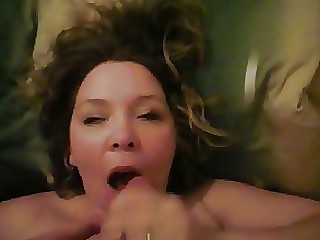 Amateur Sperme Soins du visage MILF Pov