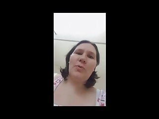 Bathroom Big Tits Boobs BBW Fatty Mammy MILF Outdoor