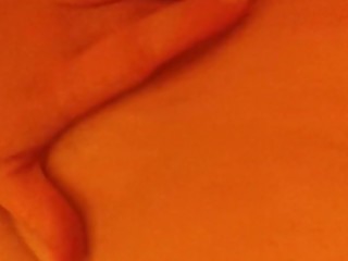 Bébé Brunette Sperme Sperme Papa À l'intérieur Massage Masturbation