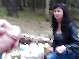 Cumshot Handjob MILF