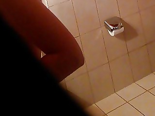 Dilettante Bagno Peloso Handjob MILF Moglie