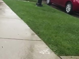 Ass Close Up BBW MILF Public