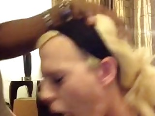 Amateur Black Blonde Blowjob Big Cock Deepthroat Huge Cock Interracial